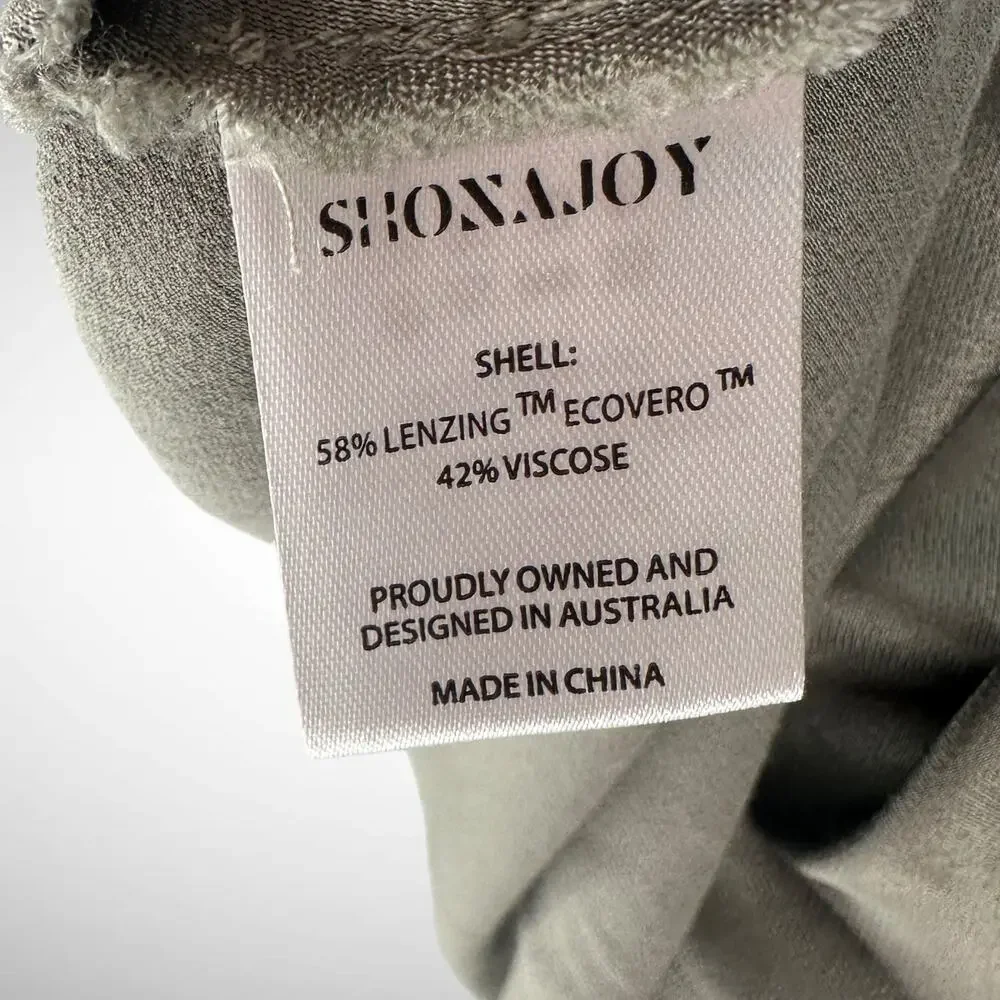 Shona Joy La Lune Cowl Tie‎ Back Midi Slip Dress Size US 10 AUS 14 Sage Green